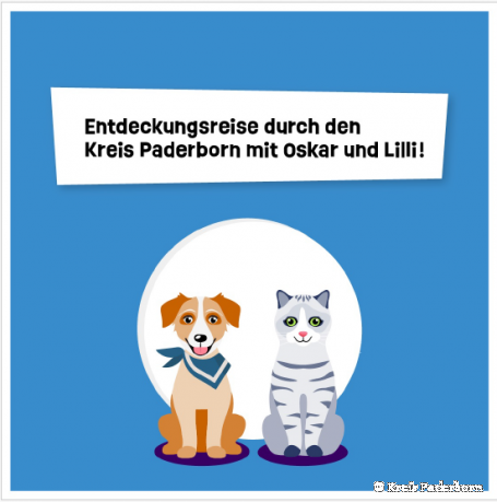 Entdeckungsreise durch den Kreis Paderborn mit Oskar und Lilli!