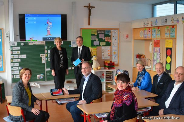 Hövelhofer Grundüler lernen digital