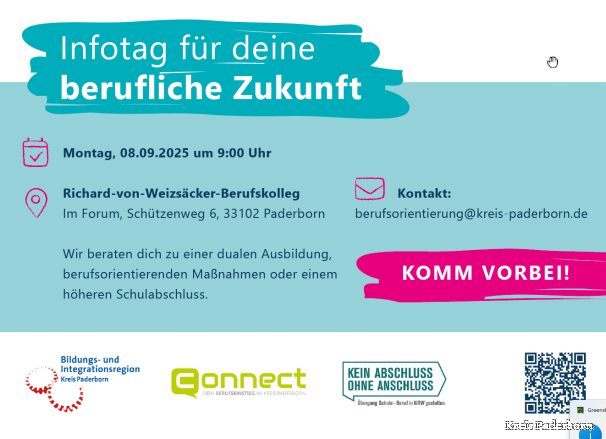 Infotag für deine berufliche Zukunft