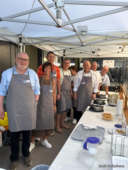 Waffelbacken auf Libori
