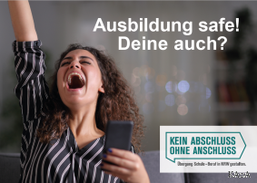 01/2022: Postkartenaktion:  Ausbildung safe! Deine auch?